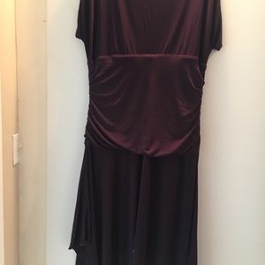 Deep purple dress